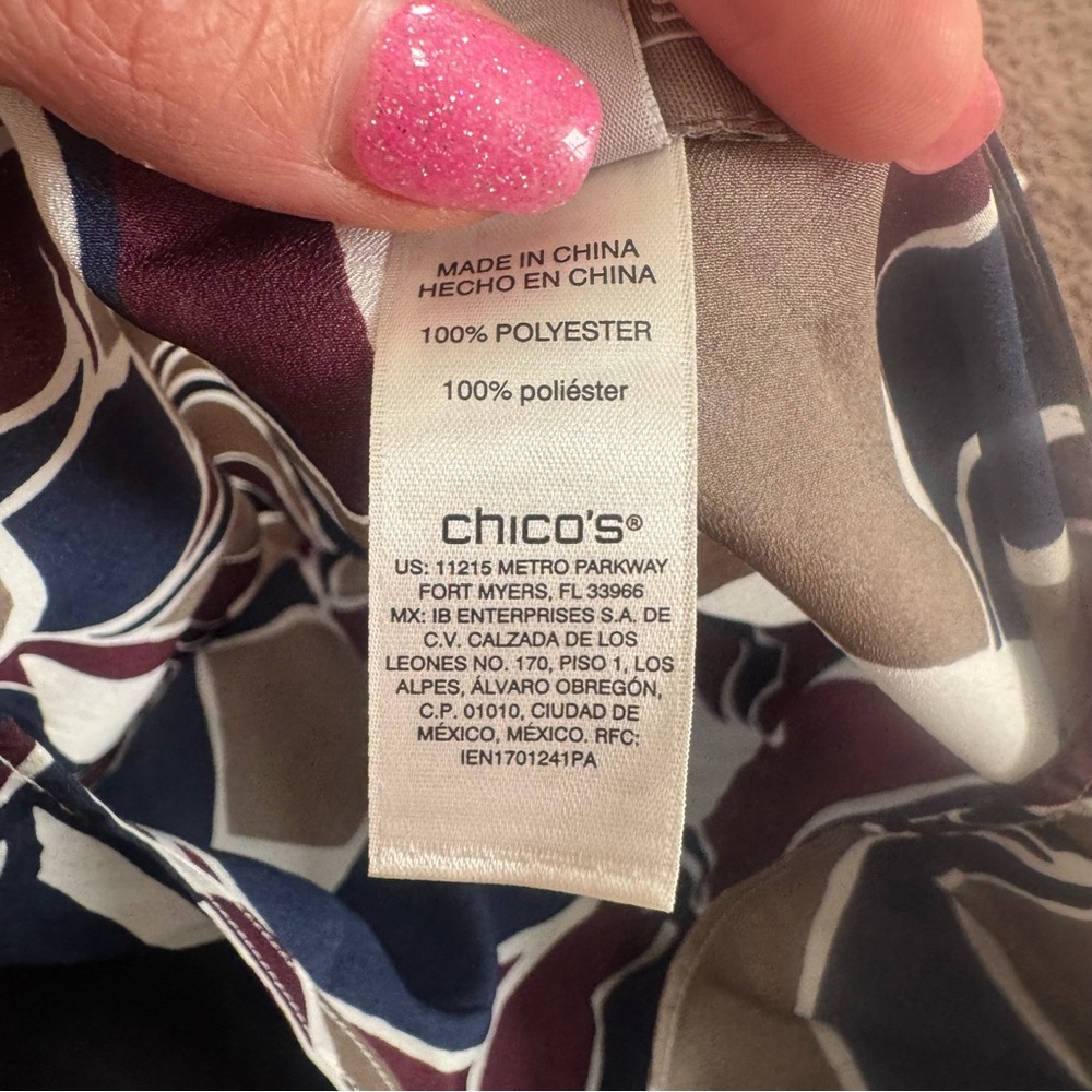 Chicos Kimono Tunic Top Poncho Blouse LOT OF 2 S M - Picture 5 of 15